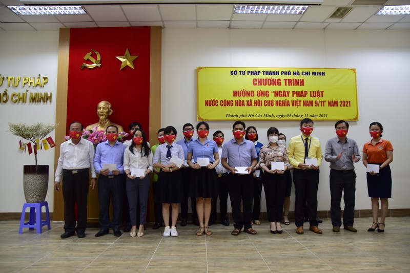 Sở Tư pháp TP.HCM tổ chức Hội thi tìm hiểu Luật Phòng, chống tham nhũng - ảnh 7